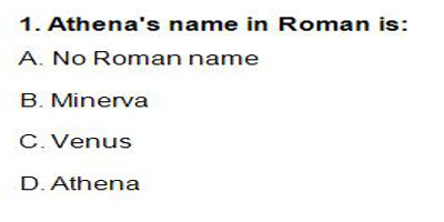 1 Image The Names of Greek goddesses in Roman