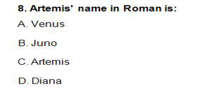 8 Image The Names of Greek goddesses in Roman
