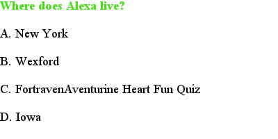 1 Aventurine Heart Fun Quiz