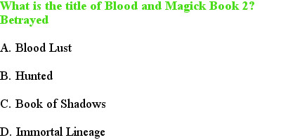 10 Betrayed-Blood and Magick