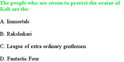 4 Quiz for Realm of the Goddess