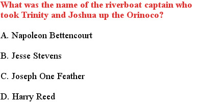 8 Death Rides the River Character Quiz