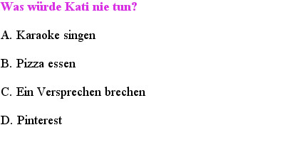 8 Die blutroten Schuhe Quiz
