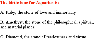 12 Aquarius Quiz Questions