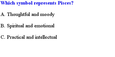 3 Pisces Quiz Questions