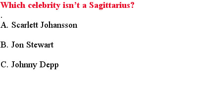 6 Sagittarius Quiz Questions