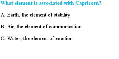 7 Capricorn Quiz Questions