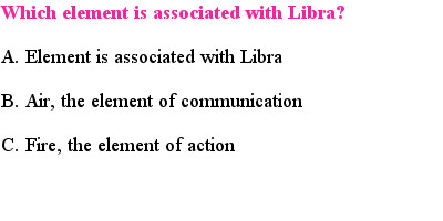 7 Libra Quiz Questions