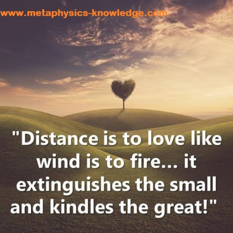 Distance vs Love: The Un-Mathematical Equation