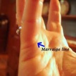 marriage line on palm