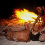 Aghori Sadhu Eating Flesh