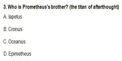 3 Image How Well do You Know Greek  Mytholgy