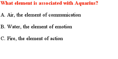 7  Aquarius Quiz Questions