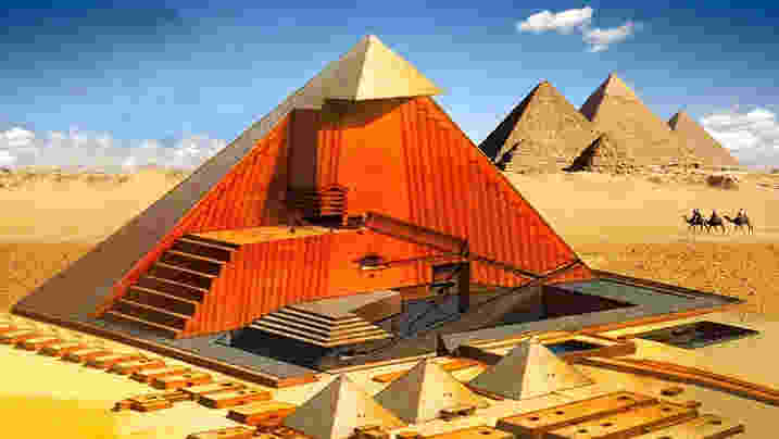 A pyramid filled with mysteries – the pyramid of Giza