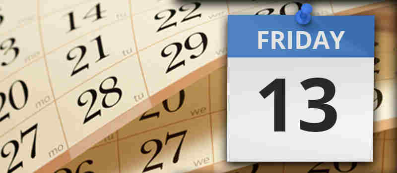 Friday the 13th…….is it actually an inauspicious day?